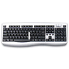  Aopen Kb Kb-828 Black & Silver PS2 Computer keyboard 