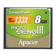  Apacer Photo Steno Pro III Compactflash 133X 8GB Memory Card 