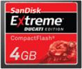  SANDISK DUCATI Compact Flash Memory Card 4GB 