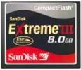  SANDISK EXTREME III Compact Flash Memory Card 8GB 